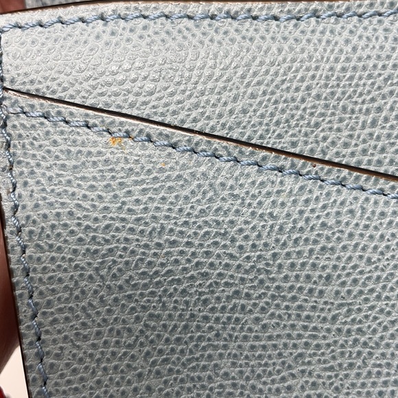 Valextra Twist crossbody bag Blue Textured Leather - Picture 10 of 16